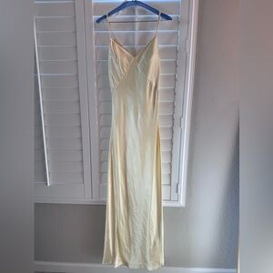 Billy J - Yellow Silk Formal Dress